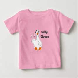 Camiseta Para Bebê Ganso bobo, Ganso Engraçado, Amante de Gansos