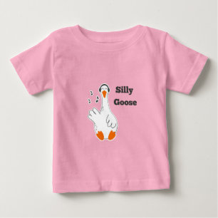 Camiseta Para Bebê Ganso bobo, Ganso Engraçado, Amante de Gansos