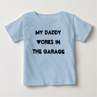 Camiseta Para Bebê Garagem do pai