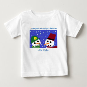 CAMISETA PARA BEBÊ GARANTIA FAVORITA DA GRANDPA E DA GRANDPA