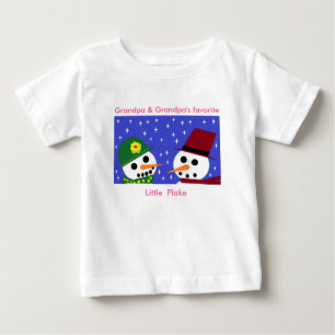 CAMISETA PARA BEBÊ GARANTIA FAVORITA DA GRANDPA E DA GRANDPA