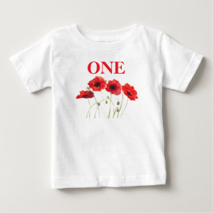 Camiseta Para Bebê Garota da Primeira Festa de aniversário de 1rua