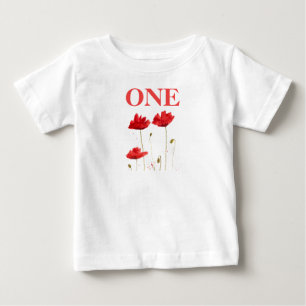 Camiseta Para Bebê Garota da Primeira Festa de aniversário de 1rua