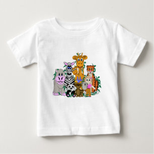 Camiseta Para Bebê Garota do ZOO