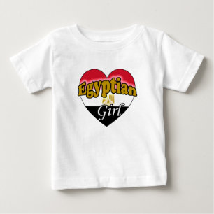 Camiseta Para Bebê Garota Egípcia