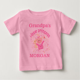 Camiseta Para Bebê Garota Personalizada "Princesa Pequena" Bebê Tutu