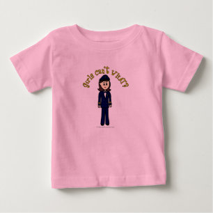 Camiseta Para Bebê Garota-piloto