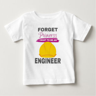 Camiseta Para Bebê Garotas Aspiracionais Esquecem A Princesa Eu Quero
