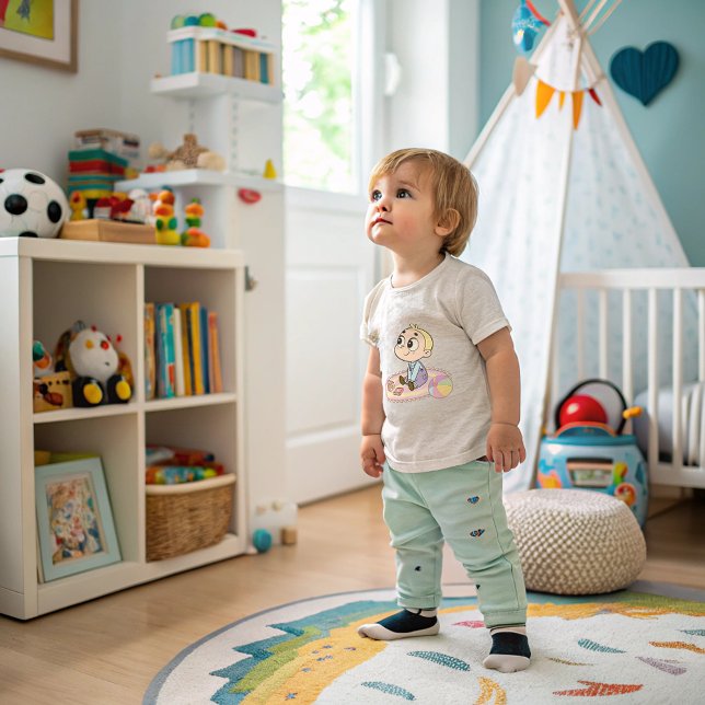 Camiseta Para Bebê Garoto Amazado (Criador carregado)