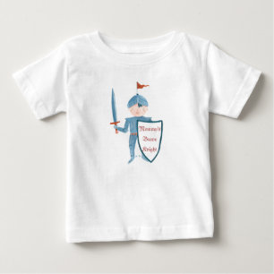 Camiseta Para Bebê Garoto cavaleiro bonito personalizou t-shirt