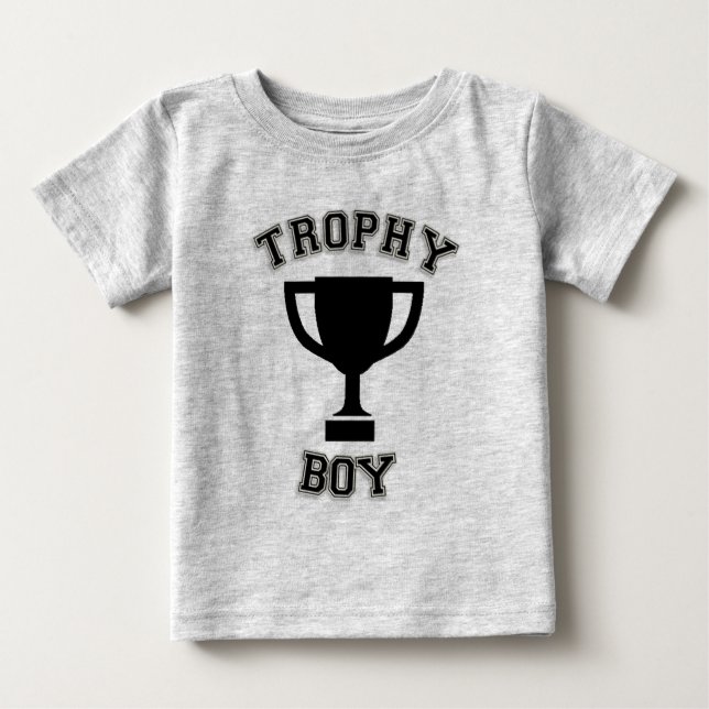 CAMISETA PARA BEBÊ GAROTO TROFÉU (Frente)
