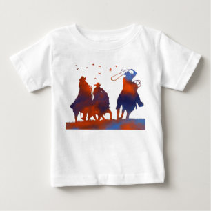 Camiseta Para Bebê Garotos-copos bonitos no topo do Toddler