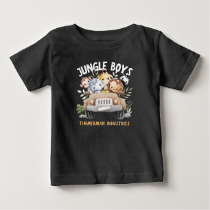 Camiseta Para Bebê Garotos da selva