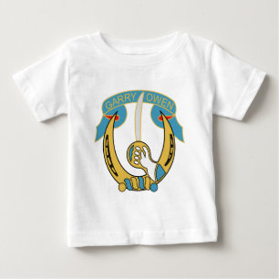 Camiseta Para Bebê Garry Owen - 7a cavalaria