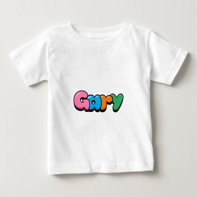 Camiseta Para Bebê Gary (Frente)