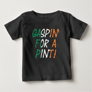 Camiseta Para Bebê Gaspin' Para Um Ponto