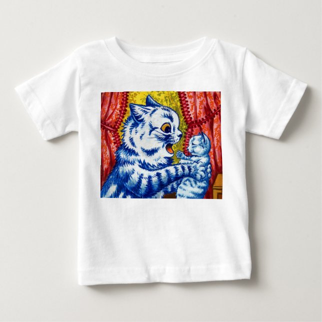 Camiseta Para Bebê Gata e Seus Gatinhos (Frente)