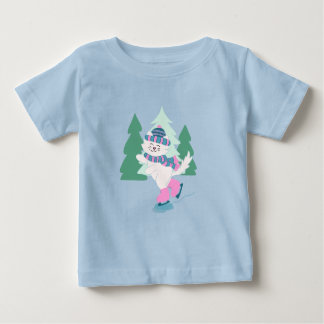 Camiseta Para Bebê Gatinho de Snowy Day