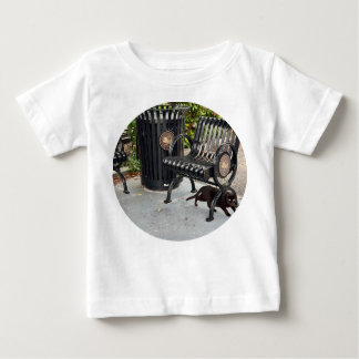 Camiseta Para Bebê Gatinho no Parque