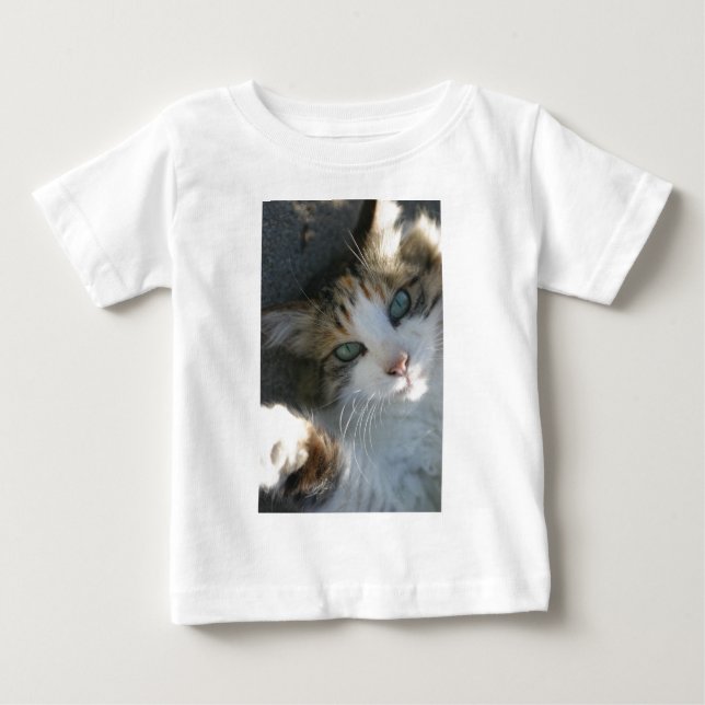 Camiseta Para Bebê Gatinho Reprodutor (Frente)