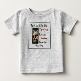 Camiseta Para Bebê Gato assustador do Halloween