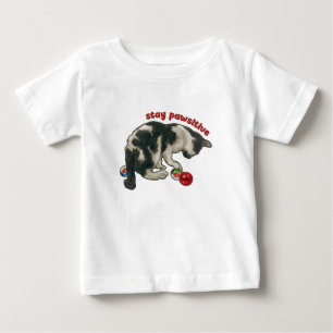 Camiseta Para Bebê Gato Brincando com BOLAS DE GUDE, Fique Patasitivo
