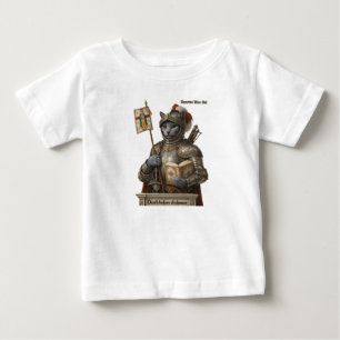 Camiseta Para Bebê Gato Conquistador Russian Blue – Honra e Legado