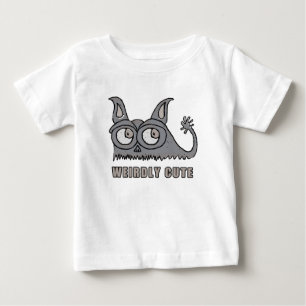 Camiseta Para Bebê Gato Cósmico Mutante