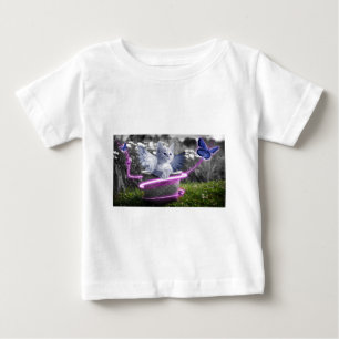 Camiseta Para Bebê gato-do-anjo