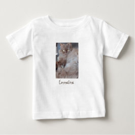 Camiseta Para Bebê Gato fofinho