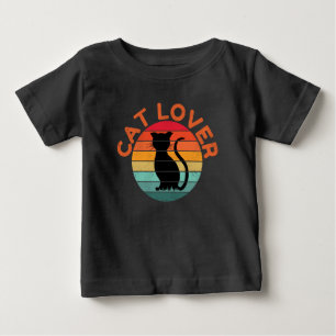 CAMISETA PARA BEBÊ GATO LOVER