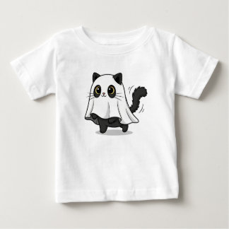 Camiseta Para Bebê Gato Negro Grito e Gato Disfarçado