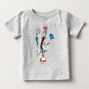 Camiseta Para Bebê Gato no Hat Balancing Act