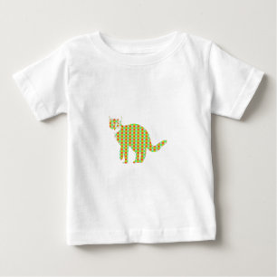 Camiseta Para Bebê Gato Padrão