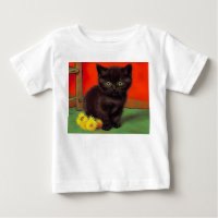 Gato Preto do Estilo Van Gogh