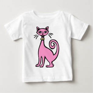 Camiseta Para Bebê Gato Retroativo - Bebê (designs F&B) - Personaliza