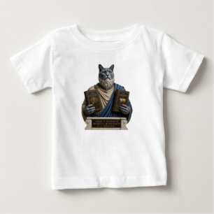 Camiseta Para Bebê Gato Russo Azul Homer