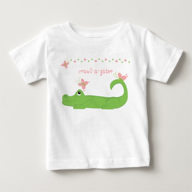 Camiseta Para Bebê Gator Grly (Frente)