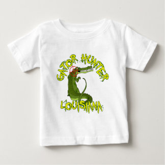 Camiseta Para Bebê Gator Hunter Louisiana