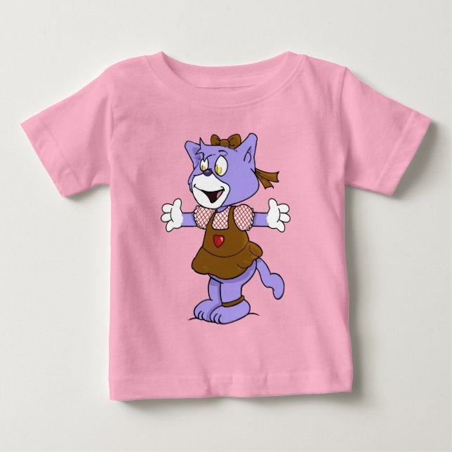 Camiseta Para Bebê Gatos Boomi (Frente)