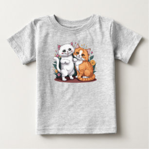 Camiseta Para Bebê Gatos Persa
