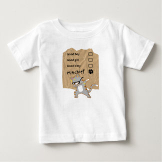 Camiseta Para Bebê Gatos travessos