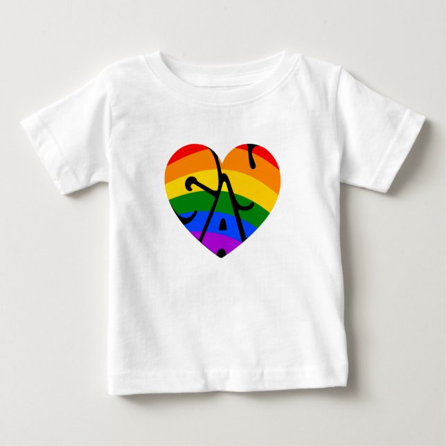 Camiseta Para Bebê Gay (Frente)