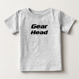 Camiseta Para Bebê Gear Head, onsie para bebê.