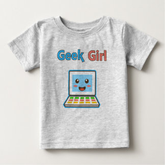 Camiseta Para Bebê Geek Girl