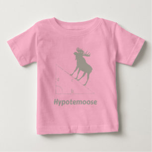 Camiseta Para Bebê Geek Matemático Hipotemose