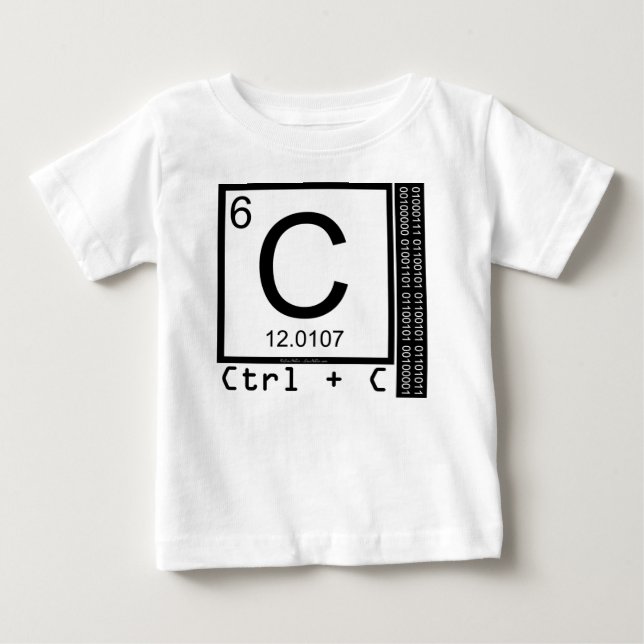 Camiseta Para Bebê Geek Me! Cópia Exata (Frente)