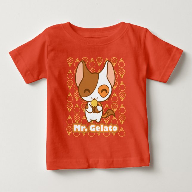 Camiseta Para Bebê Gelato (Frente)