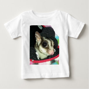 Camiseta Para Bebê Geleira de açúcar Vestindo chapéu