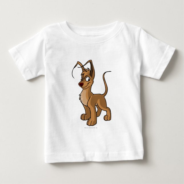 Camiseta Para Bebê Gelert Brown (Frente)